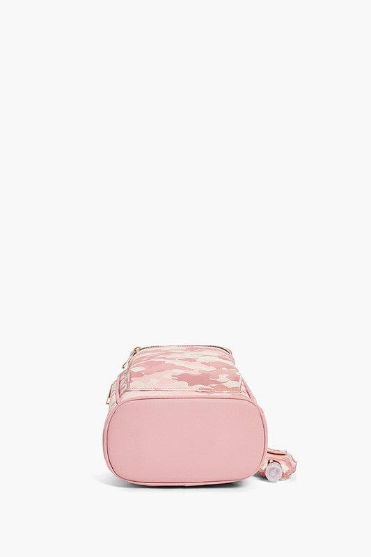 Pink Mini Camo Backpack - Fashion Bop