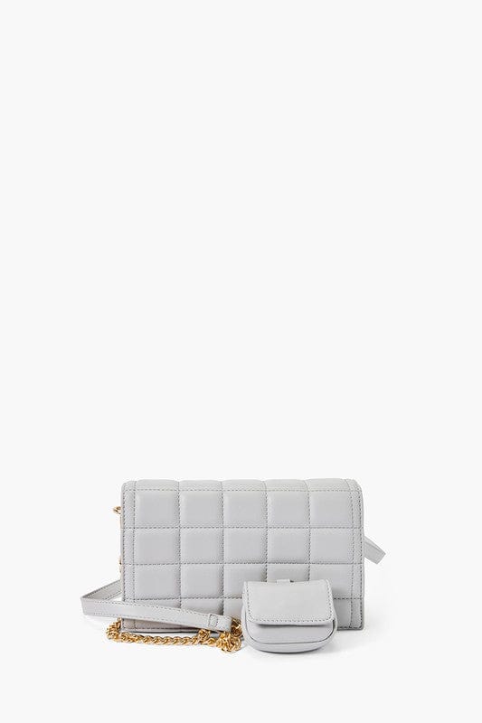 Gray Crossbody Purse