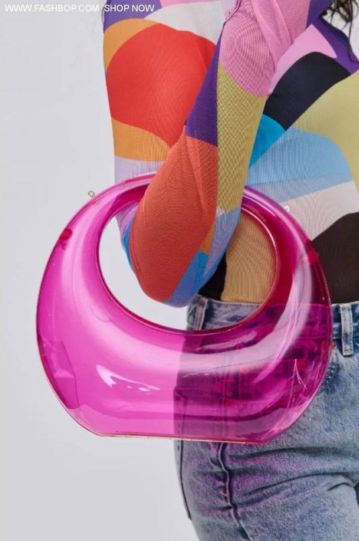 Clear Loop Handbag - Fashion Bop