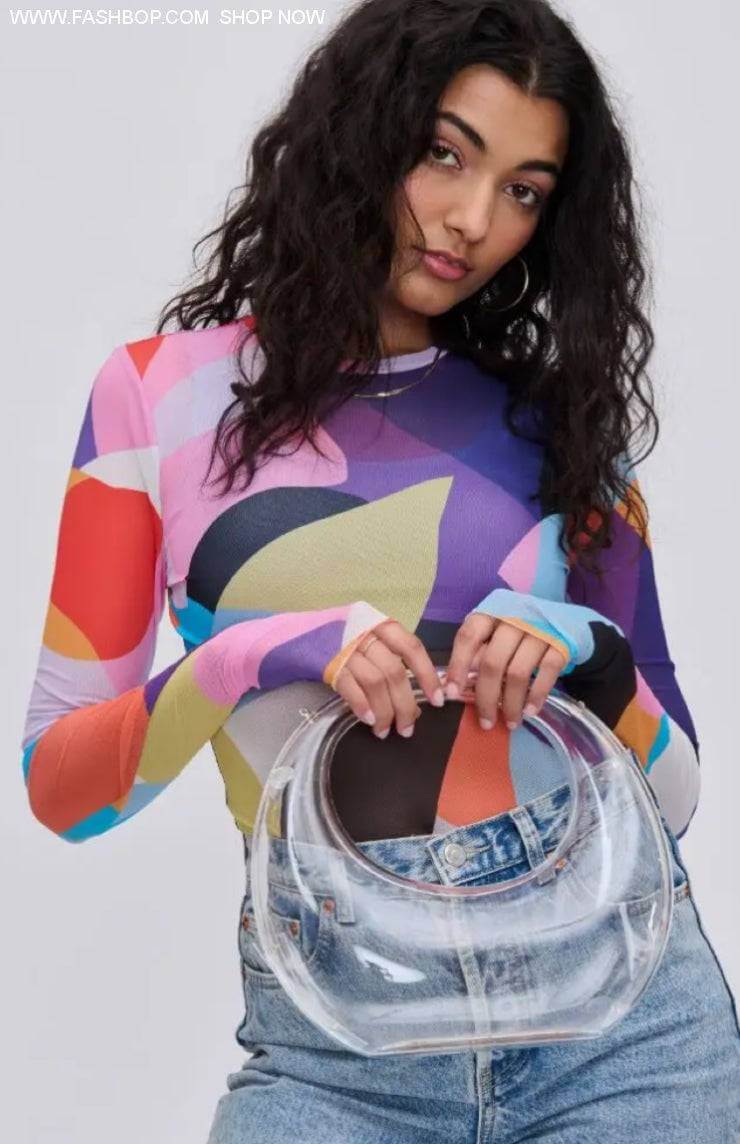 Clear Loop Handbag - Fashion Bop