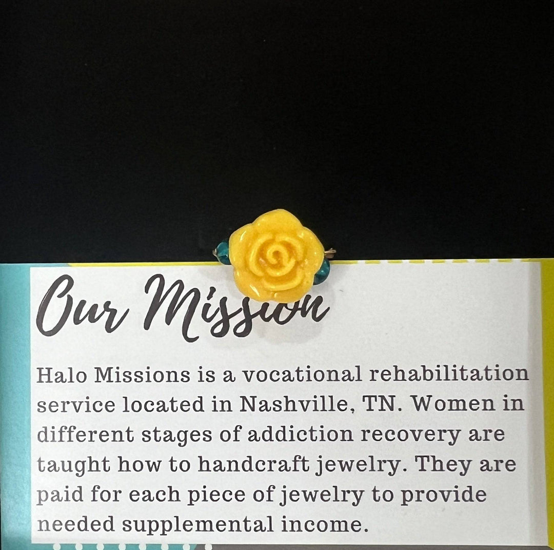 Recovery Rose Ring Made By Women In Addiction Recovery - Fashion Bop
